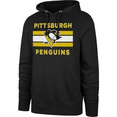 47 Brand Mikina Pittsburgh Penguins ’47 BURNSIDE Pullover Hood