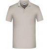 James&Nicholson Pánska polokošeľa JN874 Stone 4XL