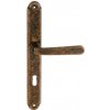 MPkovania NI - ALT WIEN - SO, kľučka/kľučka, WC kľúč, 90 mm, BRA - bronz antik (OBA)
