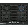 Bosch Séria 8 Plynová varná doska 60 cm tvrdené sklo, čierna PRP6A6H40