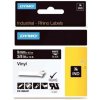 páska DYMO 1805437 PROFI D1 RHINO White On Black Vinyl Tape (9mm) (1805437)