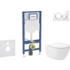 Geberit Duofix - Set predstenovej inštalácie, klozetu Oudee Vortex a dosky softclose, tlačidlo Sigma20, biela/chróm SANI11CA3174B