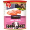 Topstein konzerva pre psov losos v plechu 800g