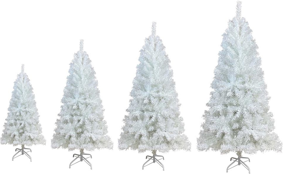 Timeless Tools Umelý vianočný stromček biely v rôznych veľkostiach