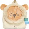 Plyšový batoh Lion Backpack Unicef Collection Doudou et Compagnie béžový od 18 mes
