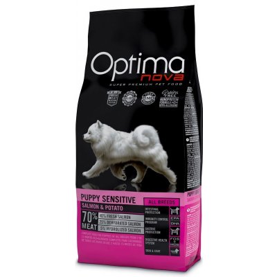 Optima Nova dog Puppy Sensitive Salmon & Potato 2 x 12 kg