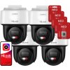 Sada otočných kamier 6Mpx HiLook od Hikvision PTZ-N2C600M-DE + 64GB karta