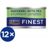 Fish4Dogs Finest s makrelou dýní a hráškem 12 x 85 g