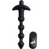 Bang! Anal Beads 28X Vibrating Silicone & Remote Black