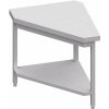 Pokladní pult, rohový, 90 stupňů, vnitřní, 785x785x880 mm | STALGAST, ST131111 inox