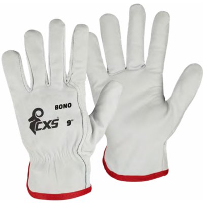 Kožené pracovné rukavice CXS Bono - veľkosť: 9/L