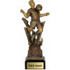 Trofej pre futbalistu – dynamická postava s loptou 23 cm (Elegantná športová trofej na turnaje, ligové súťaže a individuálne ocenenia)