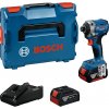 Bosch Akumulátorový rázový uťahovač GDR 18V-215, L-Boxx, 2x aku 4 Ah 06019N2002