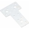 Plochá spojka v tvare T pozinkovaná 80 mm x 68 mm x 38 mm