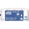 Tork 120123 Basic, papierová utierka M1, biela, TIP