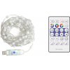 Ecolamp LED svetelná reťaz Wizard, 5m, RGB, ovládač