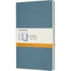 Moleskine Zošity Cahier A5 linajkový 3 ks tmavo tyrkysové
