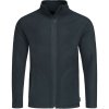 Stedman Mikina Fleece Jacket Men na zip, pánská COT05503005505-scarlet red 2XL Červená scarlet