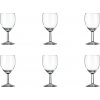 Royal Leerdam poháre na víno poháre na biele víno sklo priehľadné 6 x 200 ml