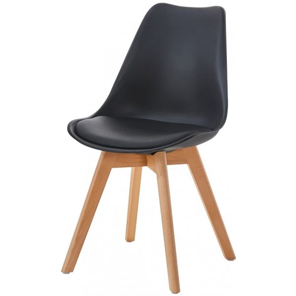 Jedálenská stolička Idea Nábytok Quatro čierna
