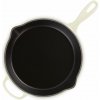 Le Creuset - hlboká panvica na vyprážanie, servírovanie okrúhla 26 cm Meringue - béžová