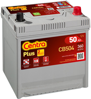 Centra Plus 12V 50Ah 360A CB504