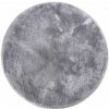 Kruhový kusový koberec Elle Decoration Cosy 106110 Silver Ø 160 cm