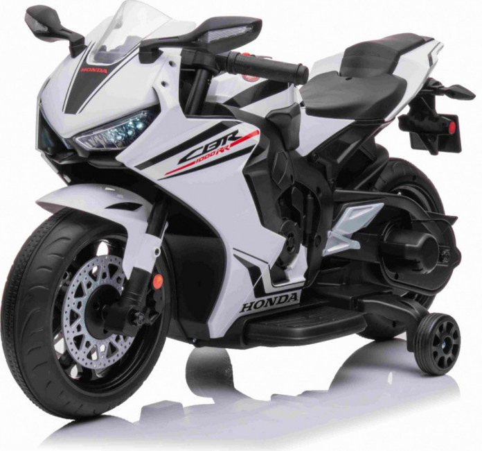 Mamido Detská elektrická motorka Honda CBR 1000RR bílá