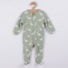 Dojčenský bavlnený overal Nicol Ivo zelená