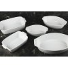 MASTERPRO Zapekacia miska FOODIES 21x7,5x32cm kamenina biela