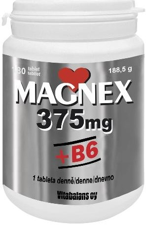 Vitabalans Magnex 350 mg + Vitamín B6 180 tabliet od 7,87 € - Heureka.sk