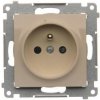 Kontakt Simon 1-zásuvka s clonkami Simon54 PREMIUM/NATURE BS béžová DGZ1CZ.01/41