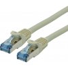 Roline 21.15.2802 RJ45 sieťové káble, prepojovacie káble CAT 6A S/FTP 2.00 m sivá dvojžilový tienený, bez halogénov, samozhášavý 1 ks; 21.15.2802
