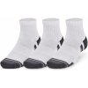 Under Armour Performance Cotton 3p Qtr ponožiek biela