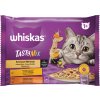 Whiskas TastyMix Creamy Creations kura a zelenina jahňa a morka v šťave 4 x 85 g