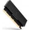 AXAGON PCEM2-XS, PCIe x16 - M.2 NVMe M-key slot adaptér, kryt s chladičom pre pasívne chladenie PCEM2-XS