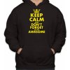 Fajntričko Mikina-KEEP CALM AND DON'T FORGET TO BE AWESOME