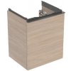 Geberit Acanto - Umývadlová skrinka, 45x42x38 cm, 1 zásuvka, dub 503.002.JH.1