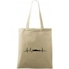 EKG formula - Taška bavlnená - 42 x 38 cm ( Naturalna )
