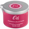 ORLI Masážna sviečka 160g MALINA A ČIERNE KORENIE (Raspberry & Black Pepper)