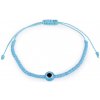 Náramok shamballa Alahovo oko - 1 ks 3 modrá azuro