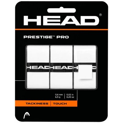 Omotávka na rakety vrchná Head Prestige Pro OverWrap White (3 ks)