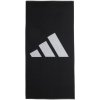 Uterák Adidas 3BAR Towel Large - black/white - Čierny