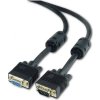 Gembird kábel VGA HD15 (M) na VGA HD15 (F) predlžovací, Premium, tienený, 2 x feritové jadrá, 3m, čierny CC-PPVGAX-10-B