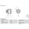 BOSCH Alternátor 0986047140
