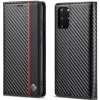 Púzdro IMEEKE CARBON Peňaženkové Samsung Galaxy S20 FE čierne