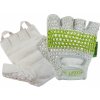 Fitnes rukavice LIFEFIT FIT, vel. S, bílo-zelené