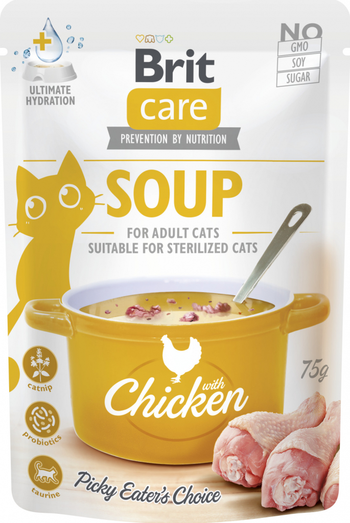 Brit Care Cat Soup Chicken 75 g