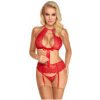 Kissable Delicate Lace Set with Bow 2214547 Red