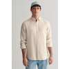 KOŠEĽA GANT REG LINEN HOUNDSTOOTH SHIRT DRY SAND